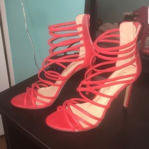 Red Sandal Heels